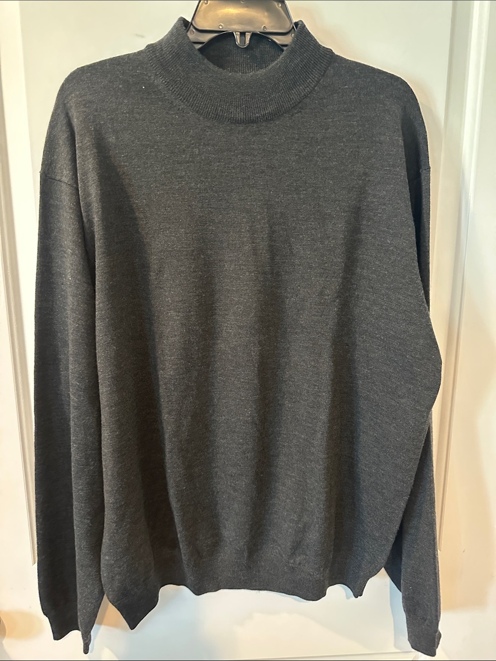 Pronto Uomo Charcoal Gray Turtleneck Sweater